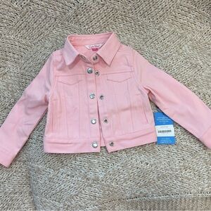 NWT Ruffle Butts pink Jean jacket size 2t